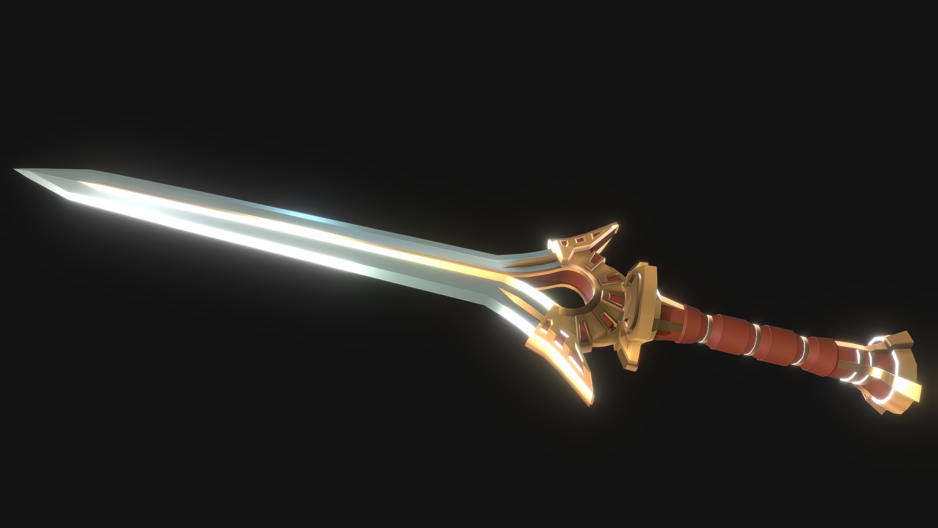 Royal Falchion - 3D model by Nathan (@nathanday) [c76da05] - Sketchfab