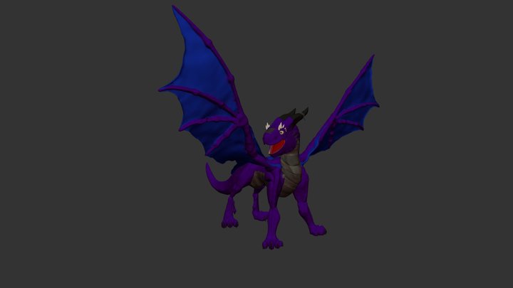 Neväida (Ready to fly Pose) 3D Model