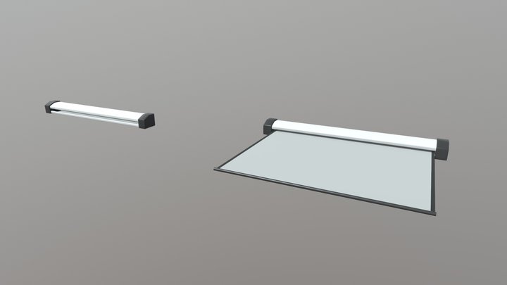 Projector-screen 3D models - Sketchfab