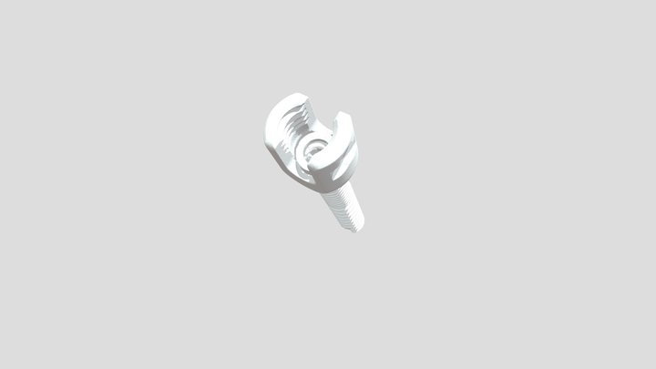 Small Pedicle Screw 3D Model