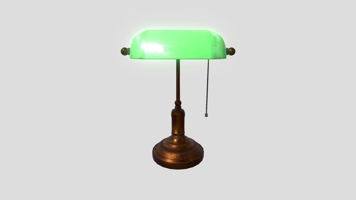 Bank lamp 3D Model