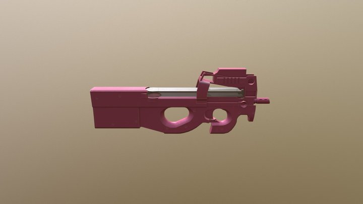 FN P90 - Game model 3D Model