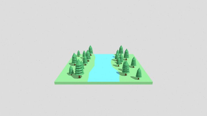 river 3D Model