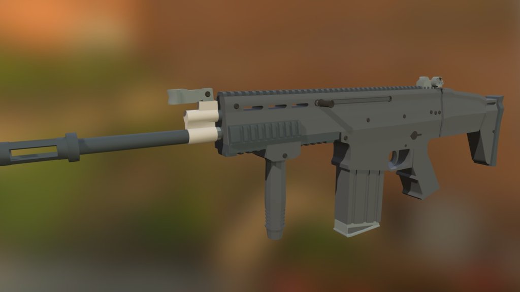 FN Scar - H - 3D model by Hadi (@hadi.einy) [c77054a] - Sketchfab