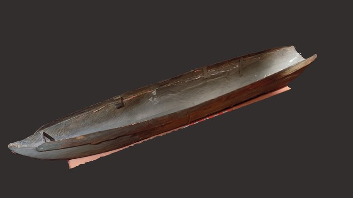 canoa monoxila, Museo Ambrosetti, BsAs 3D Model