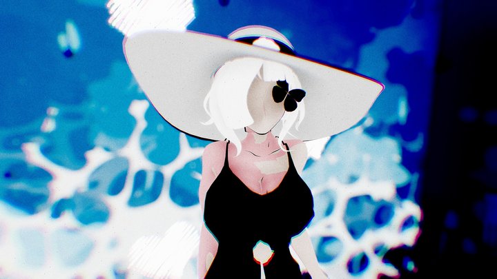 Summer Girl ☀️🌊🏖️ – Free 3D Model STL