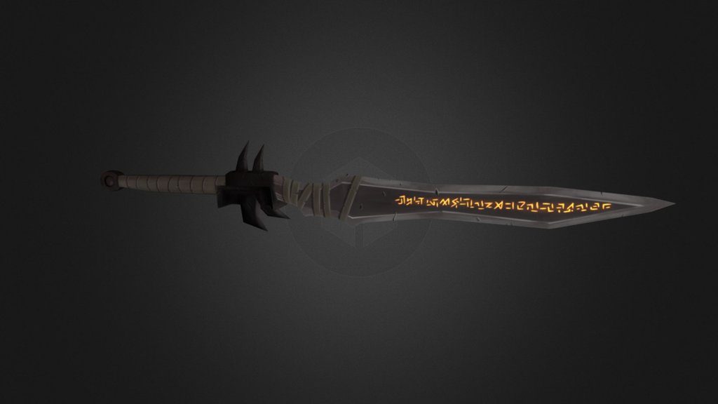 Runic Blade - 3D model by Masseti [c7721db] - Sketchfab