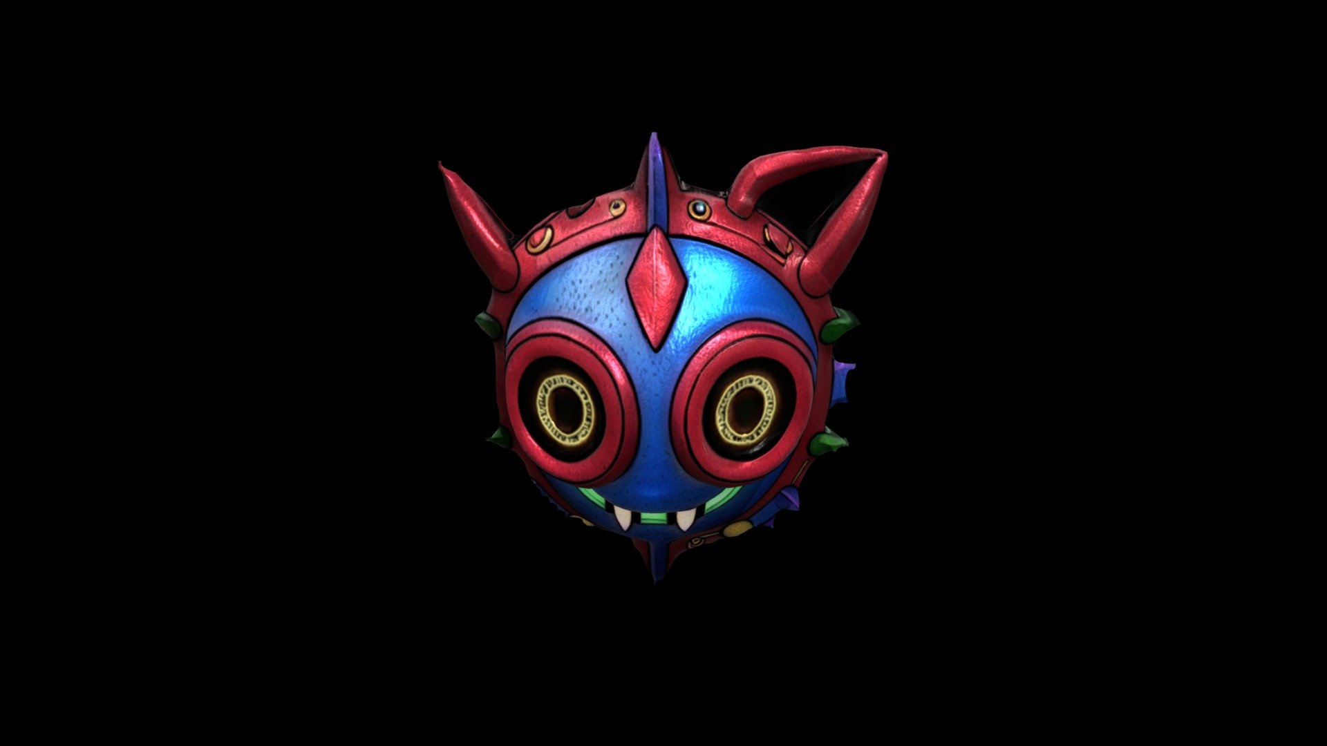 Happy Mask 347 Download Free 3D model by klrxyz [c77382d] Sketchfab