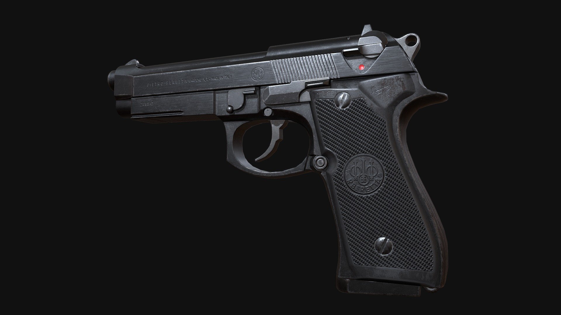 Beretta 92FS - 3D model by Esheron [c7745a9] - Sketchfab