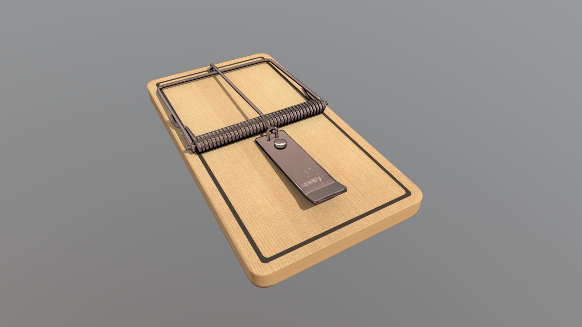 3D model Mousetrap - This is a 3D model of the Mousetrap. The 3D model is about a wallet with a phone in it.