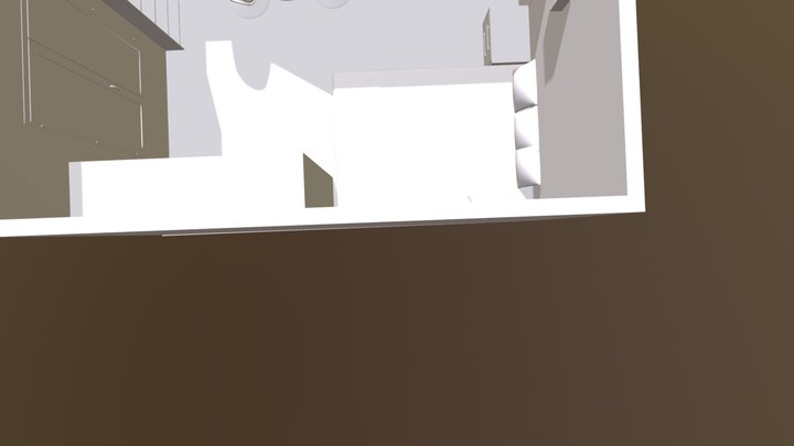 Small House Plan 3D Project 3D Model