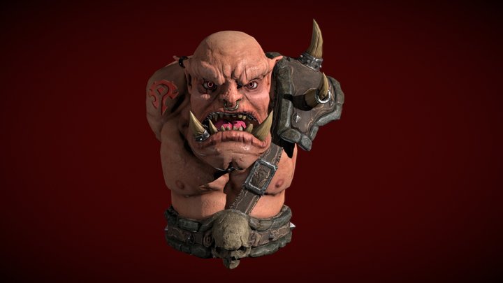 Orc Pbr 3D Model