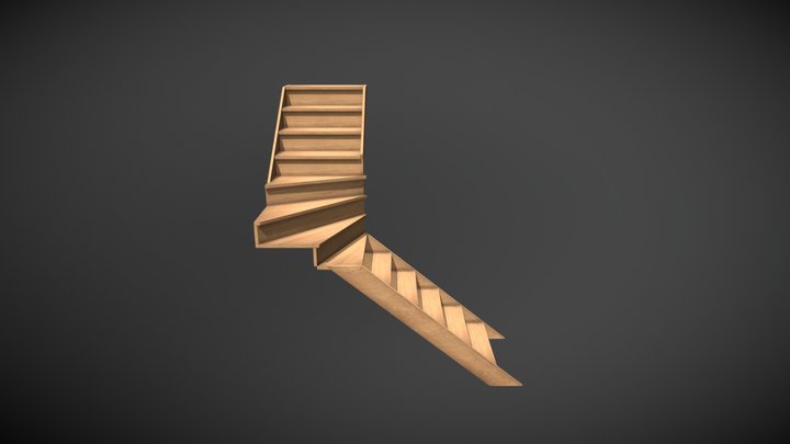 Stairs 3 3D Model