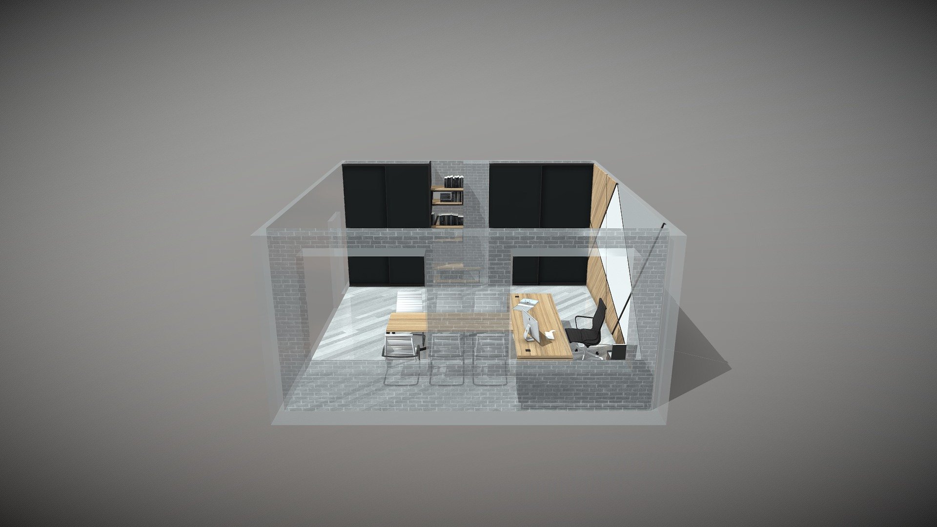 Кабинет руководителя — Sketchfab embed 3D viewer