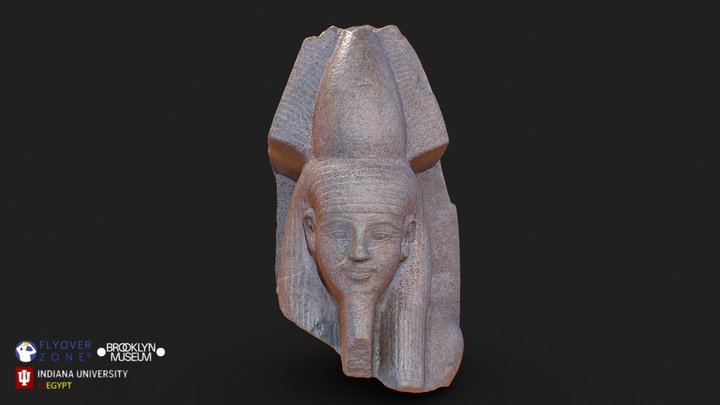 3D rendering of A God (head)