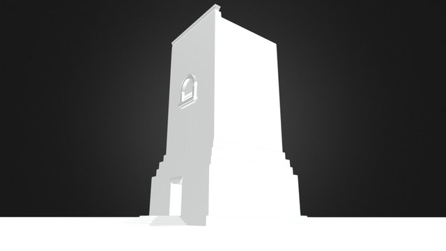 Palmyra Funerary Tower 3D Model