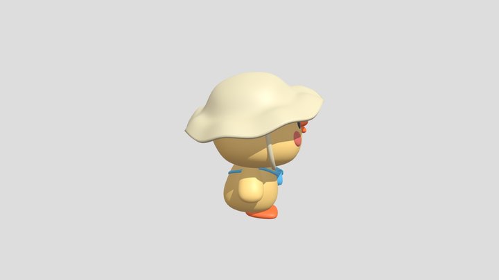 My Cute Duck 3D Model