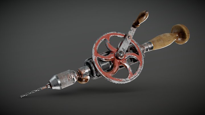 Old Drill 3D Model