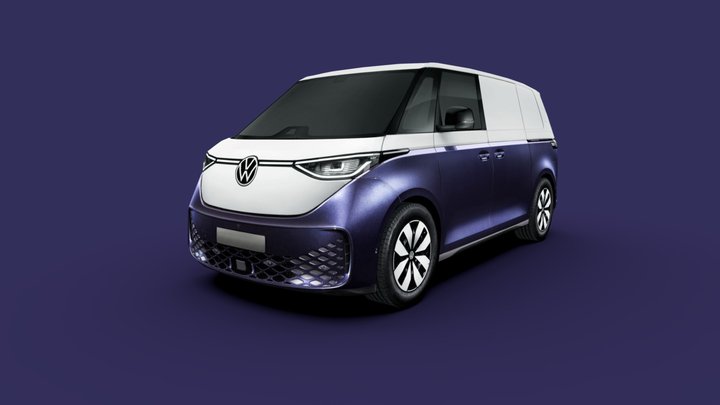 Volkswagen ID. Buzz cargo 2023 3D Model