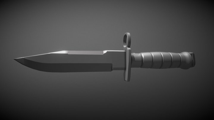 M9 Bayonet 3D Model