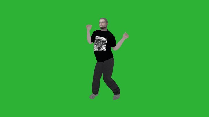 Vargskelethor but he's groovin 3D Model