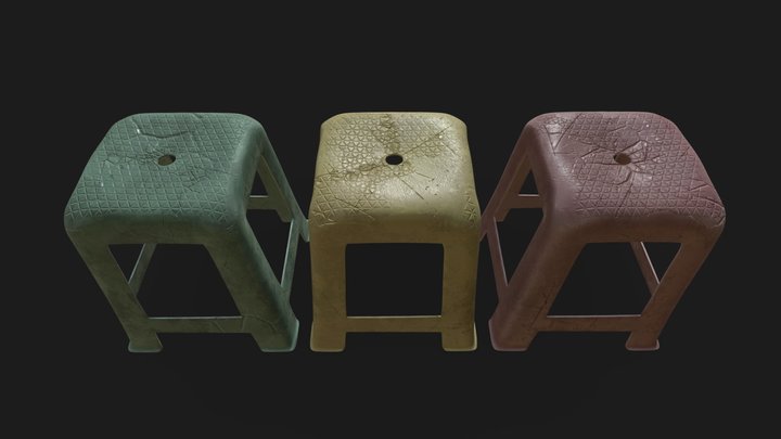 Plastic Chair 3D Model