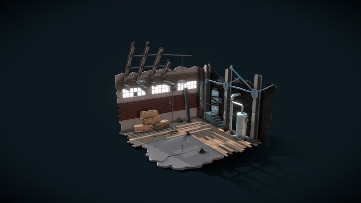 Warehouse-3D Model 3D Model