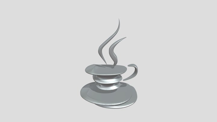 Java programming language logo 3D Model