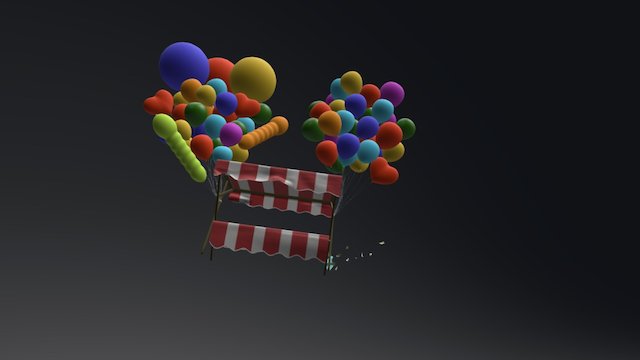 Carnival-stand 3D Model