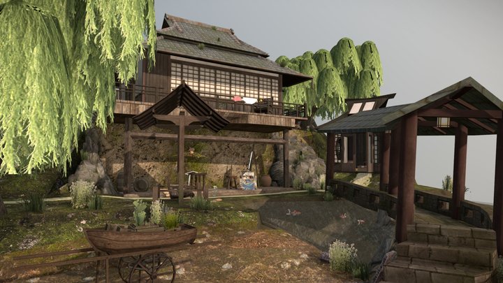 DAE Diorama - Grandma's House 3D Model