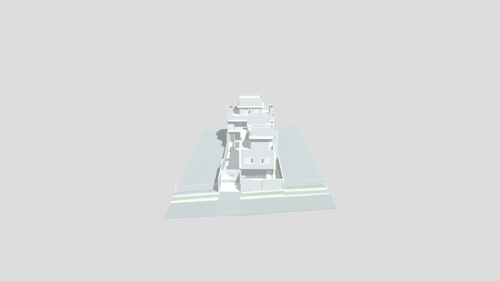 Sobrados ALF - Arquitetônico 3D Model