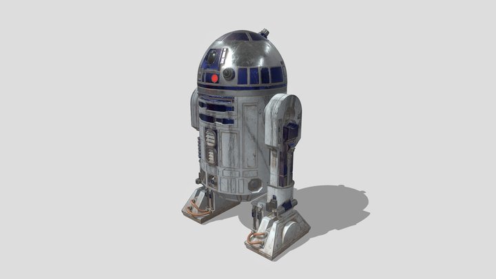 Star Wars R2-D2 Bipedal – Modello 3D gratuito STL