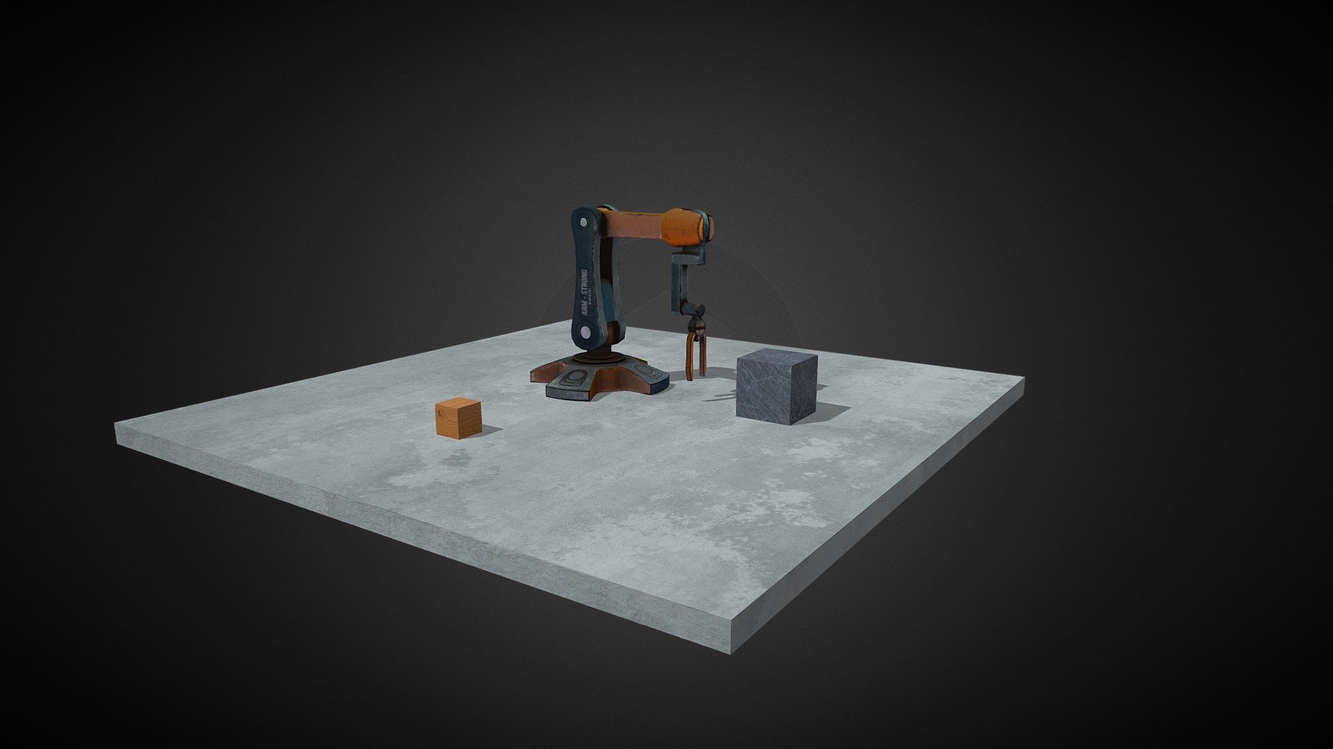 Robot Arm Animation - 3D model by BQuinteroCruz [c7841ca] - Sketchfab