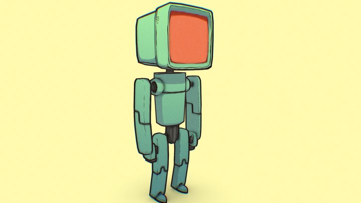 Jake Parker's Bots 3D Model
