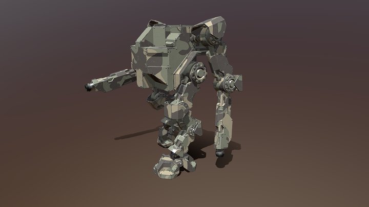 Mech 05 - Defender 3D Model