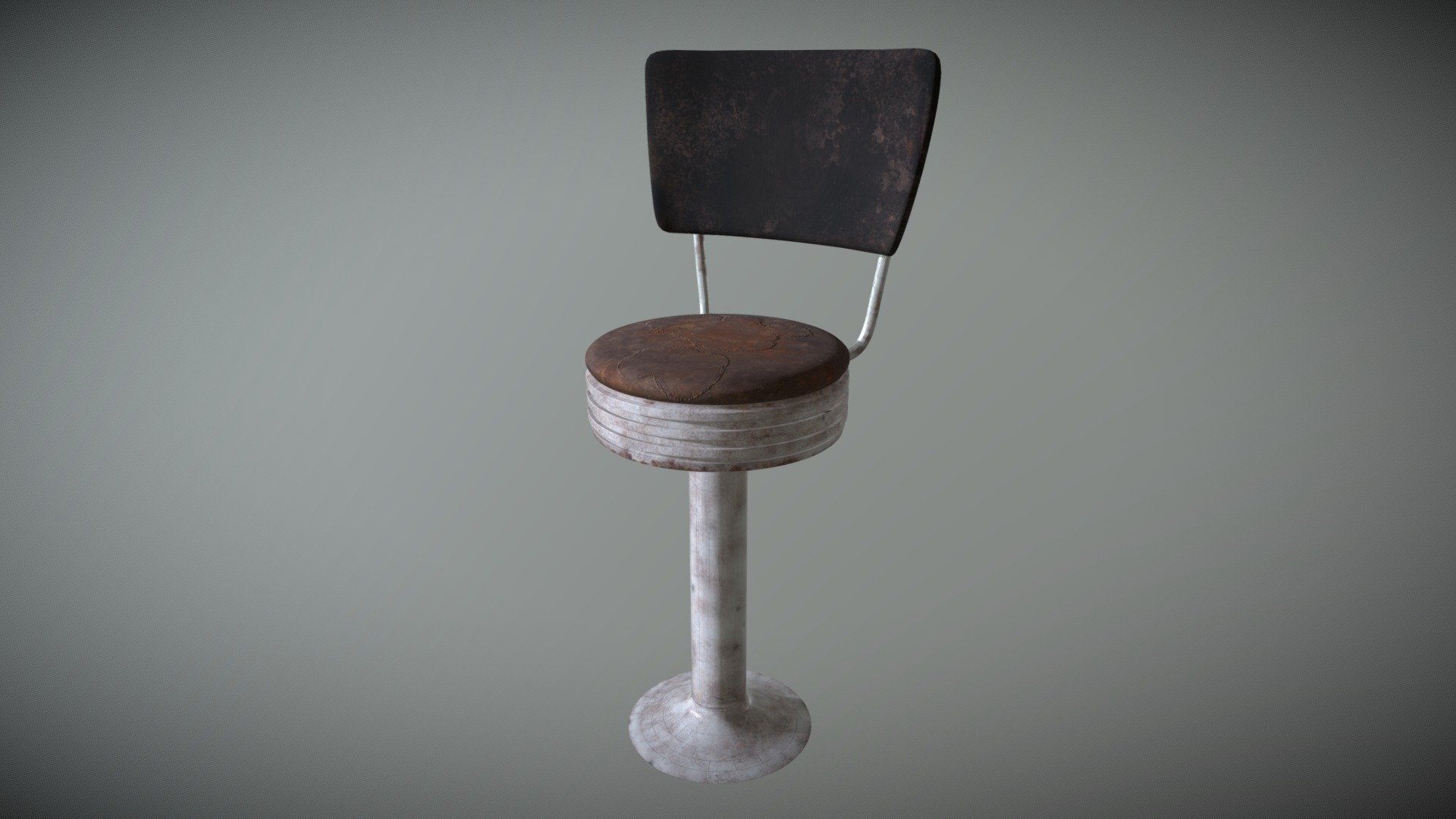 Old Bar Chair Download Free 3D model by loadversus [c7855cb] Sketchfab