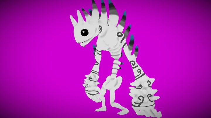 shishilan pasalan, the battle cats 3D Model