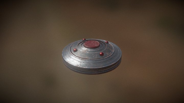 Landmine 3D Model