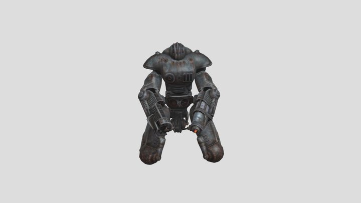 Fallout 3 Sentry Bot 3D Model