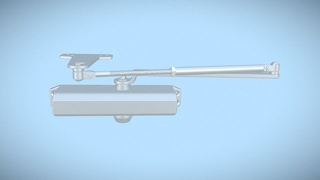 1802 surface closer - parallel arm installation 3D Model