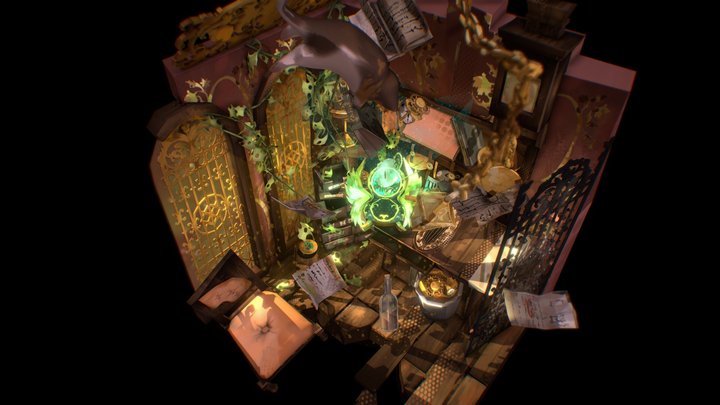DAE Crib - clock master's workshop 3D Model
