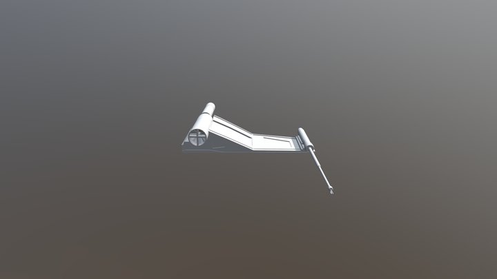 wing for x-wing 3D Model