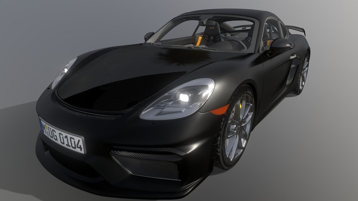 Porche GT4 3D Model