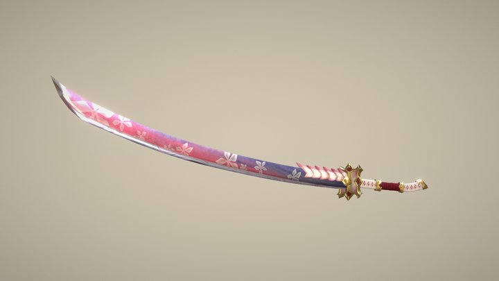 Mizutsune Longsword - Tamanowo 3D Model