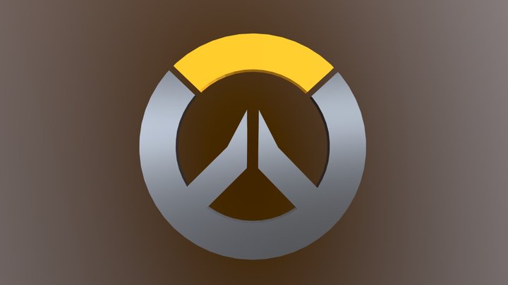 Overwatch Logo 3D Model