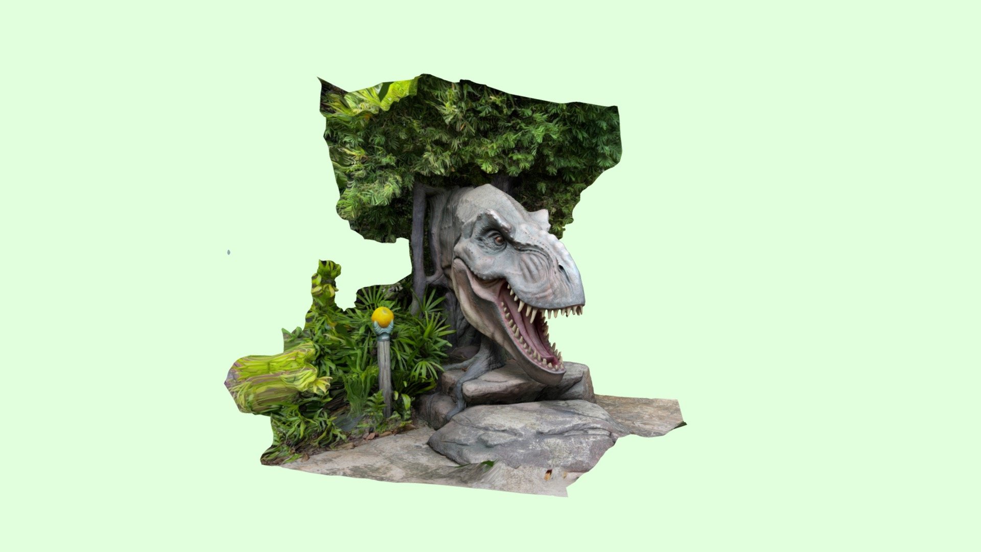 T Rex Head (USS)(Sentosa)
