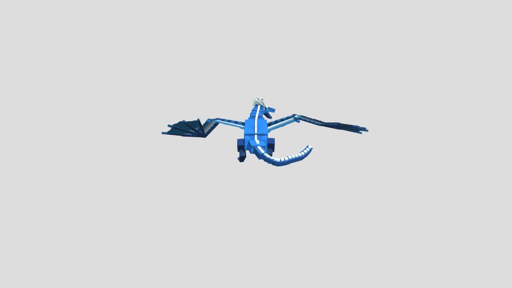 Minecraft Ice wyvern