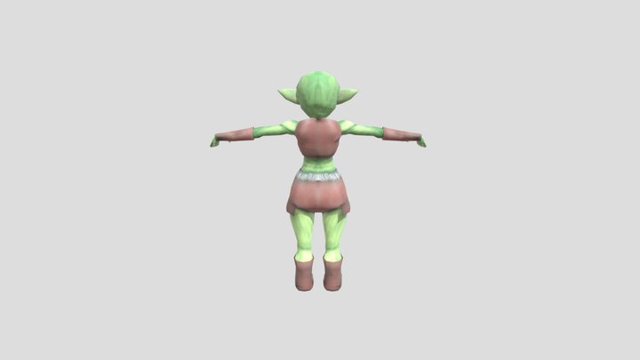 Female Goblin 3D Model