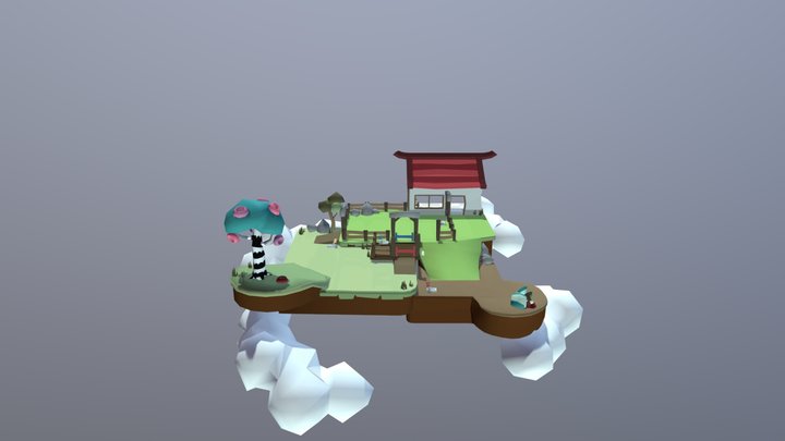 Level Dog 3D Model