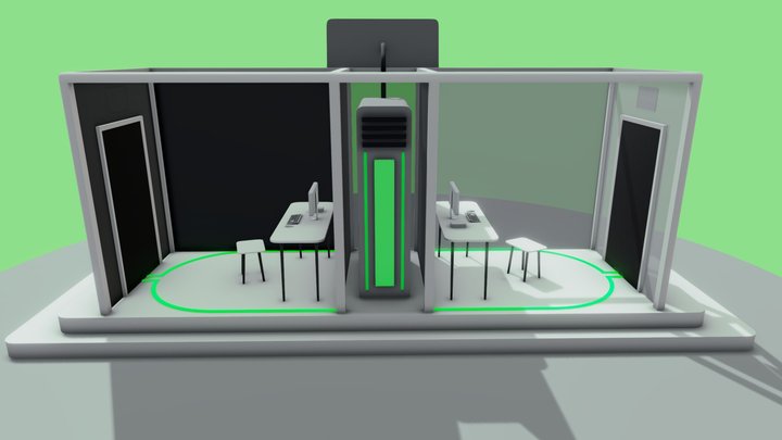 Crypto Confessional 3D Model